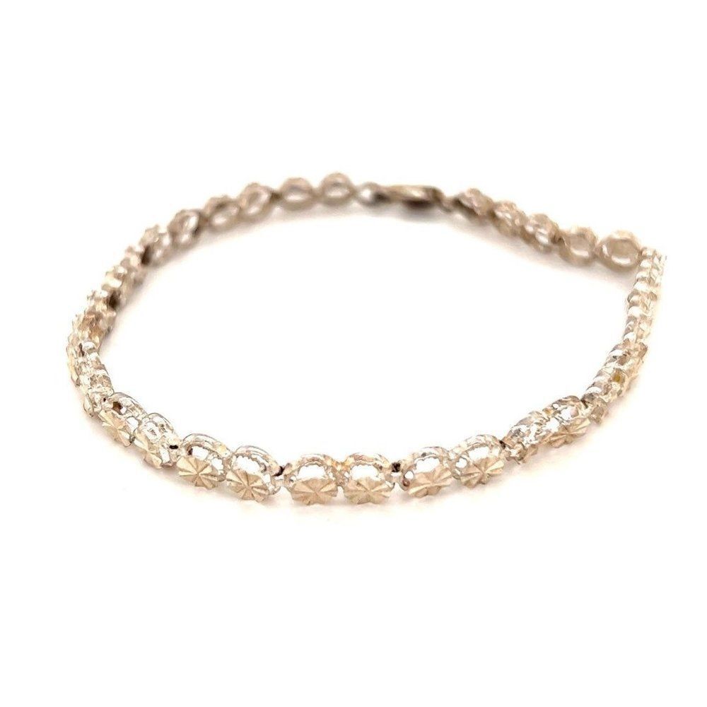 Silver 925 Circle Link Bracelet